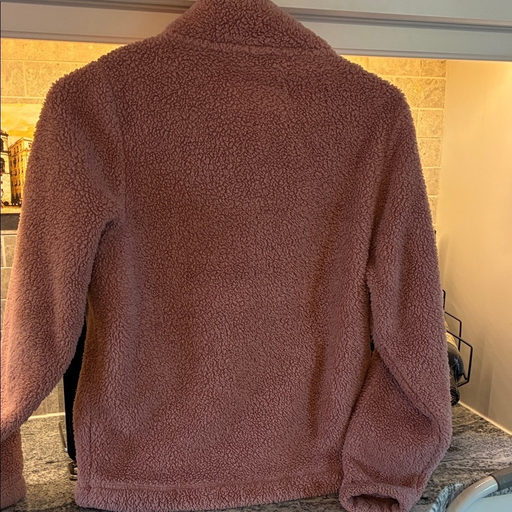 Ricki’s Women's Soft Pink Fleece Sweater - Picture 3 of 3